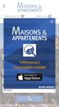 Mobile Screenshot of maisonsetappartements.fr